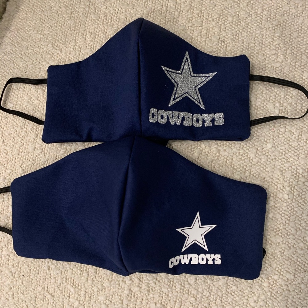 Dallas Cowboys Mask with filter pocket